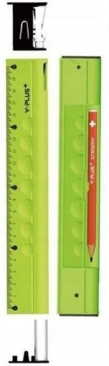 Multifunktionslineal 30cm Linie/mini/temp. 7053