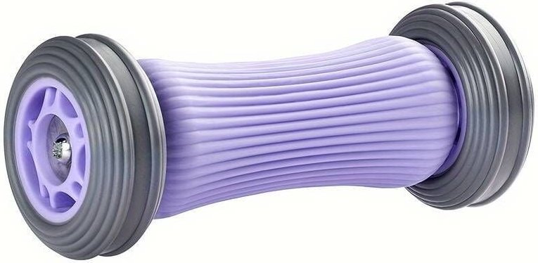 Rollenmassageball, Fußmassagegerät, zur Tiefengewebs-Akupressurmassage zur Entspannung verspannter Muskeln in Füßen, Rüc...