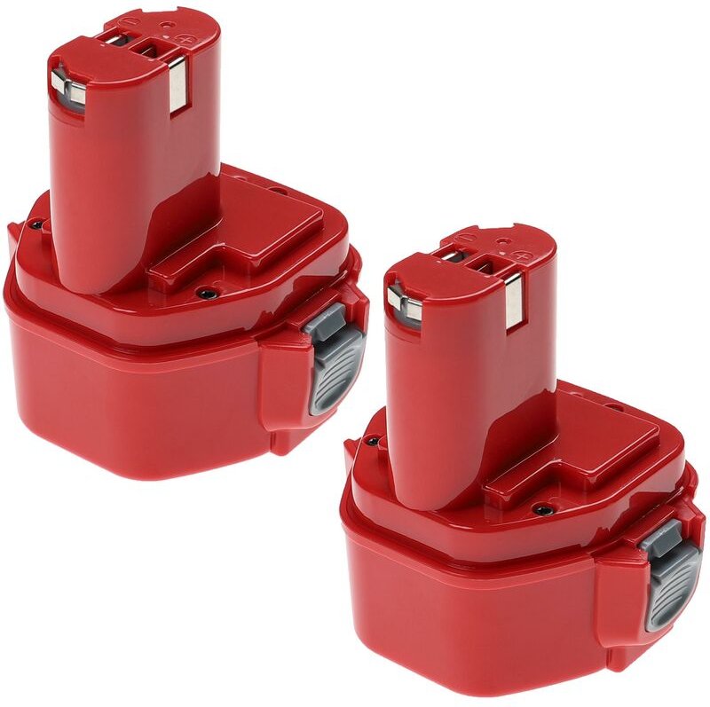 Extensilo - 2x Akku kompatibel mit Makita 6916FDWDE, 6916FDWDE1, 6917D, 6917DWDE, 6916FDWAE Elektrowerkzeug (3300 mAh, N...