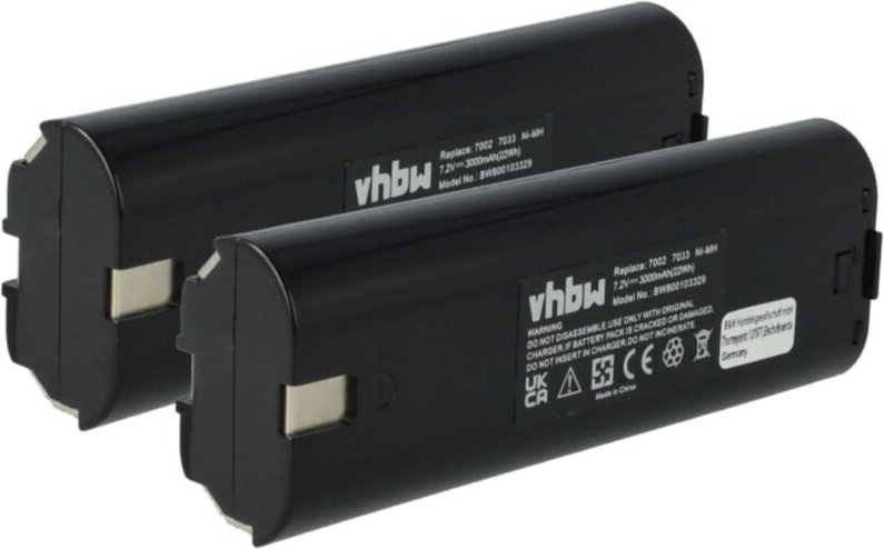 2x Akku kompatibel mit Makita 6018DWBE, 6018DWE, 6019D, 6019DW, 6019DWBE, 6019DWE, 6019DWLE Elektrowerkzeug (3000 mAh, N...