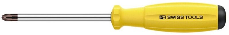 Pb Swiss Tools - Pozidriv-Schraubendreher, mit 2K-SwissGrip-Heft, esd, Kreuzschlitzgröße 1