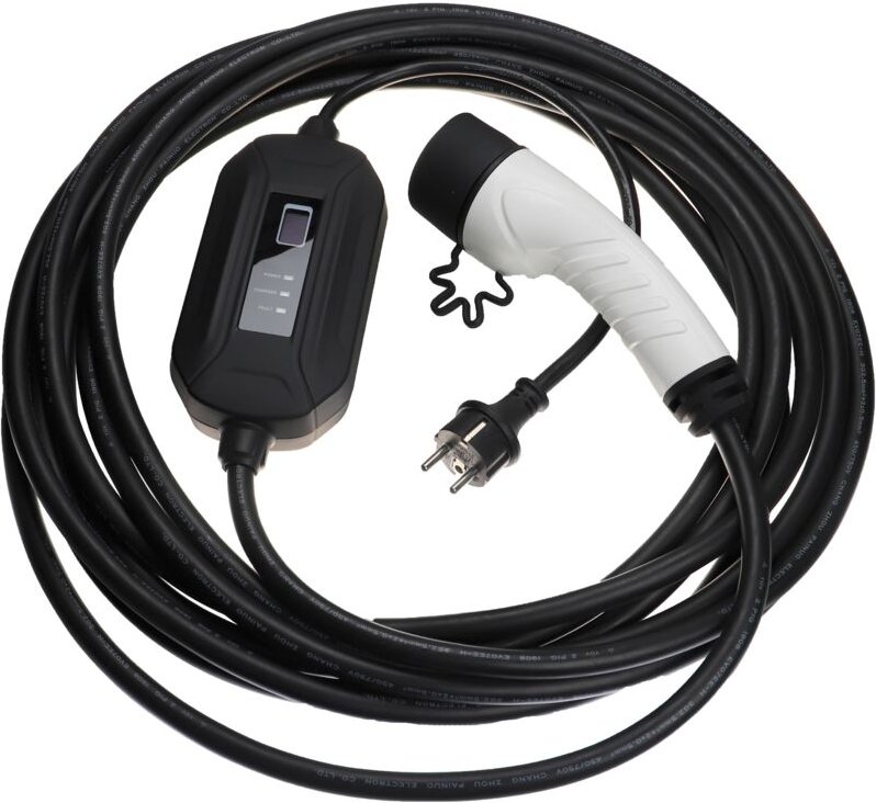 Vhbw - Ladekabel Typ 2 zu Typ f cee 7/7 kompatibel mit Toyota Prius phev Elektroauto, 1-phasig, 16 a, 3,5 kW, 10 m