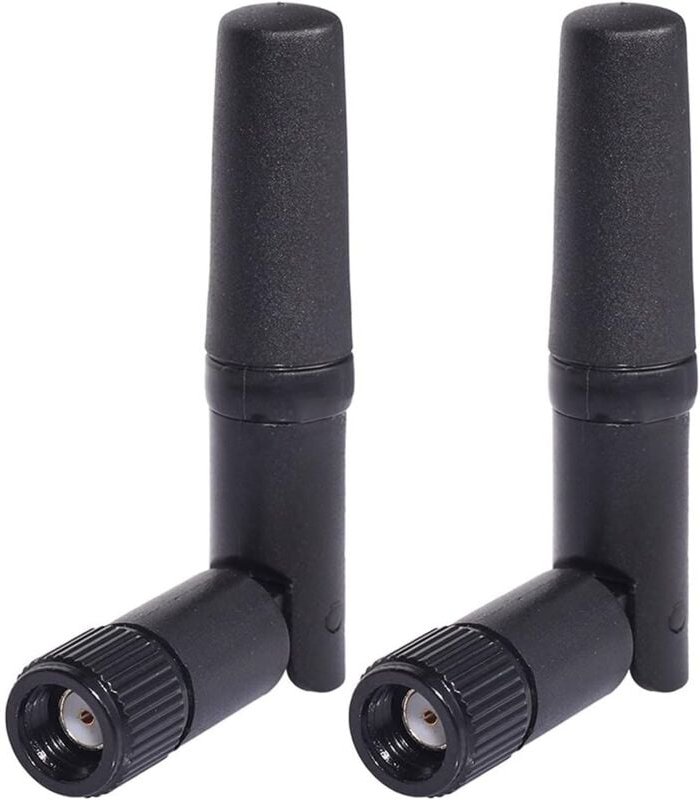 Kleine WLAN-Antenne, 2 Stück, Dualband, 2,4 GHz, 5,8 GHz, RP-SMA-Antenne für pc, Desktop-Computer, PCIe-Karte, WLAN-Rout...