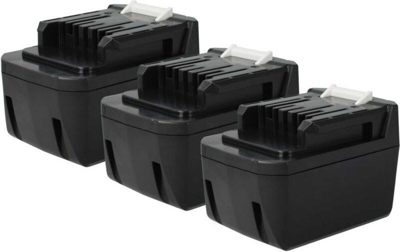 Extensilo - 3x Akku kompatibel mit Makita BTD136RFE, BHR162ZJ, BHR162RFJ, BTD134RFE, BTD136RFJ Werkzeug (5000 mAh, Li-Io...