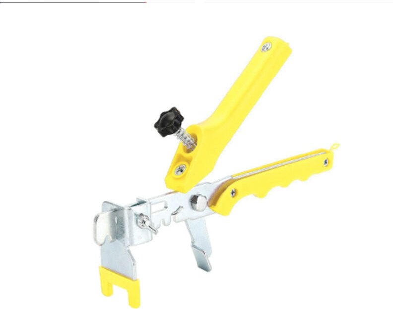 Professionelle Fliesenverlegezange, Fliesenpositionierer, 23 x 13 cm, für Bauarbeiten (gelb)