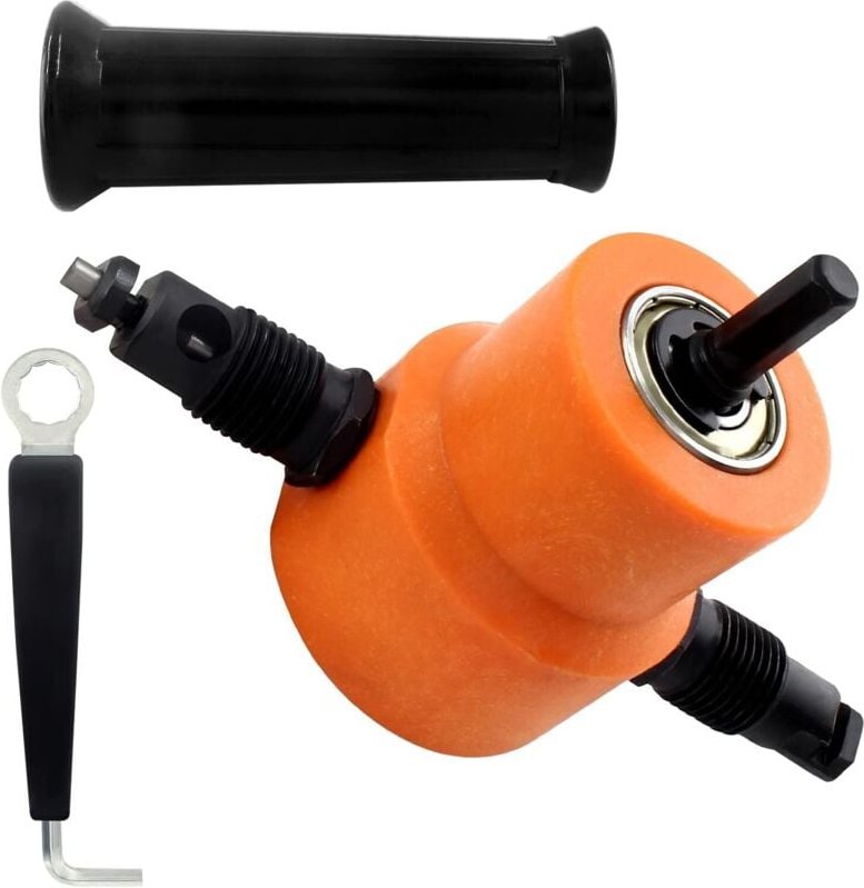 Metallnibbler, Doppelkopf-Blechnibbler, Adamant-Nibbler, Leistungsstarker Nibbler zum Bohren und Schneiden