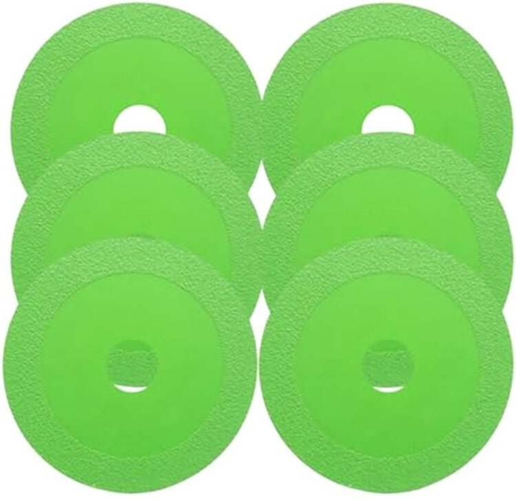 Thumbnail - 6 Stück 100 mm Steinplatten-Schleifscheiben, Glas-Trennscheiben für Winkelschleifer, Fliesen und Schleifscheiben
