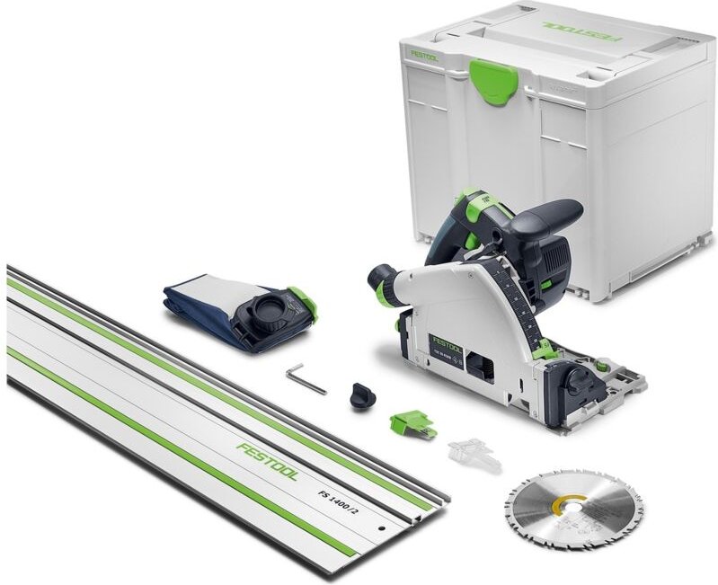 Festool Akku-Tauchsäge TSC 55 KSEB-Basic-FS, incl. Führungsschiene, Zubehör, Systainer