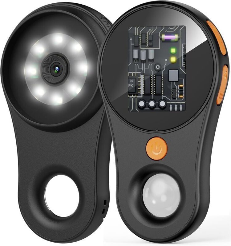 Digitales Makromikroskop mit Fixfokus, tragbare Lupe, 2,0-Zoll-Farbbildschirm, 200 µm Pixel, 500-fache Vergrößerung, 8 e...