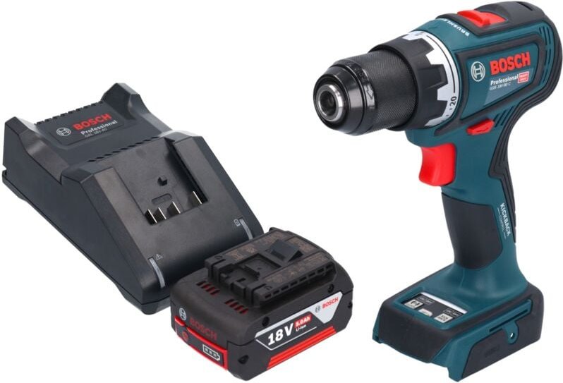 Bosch gsr 18V-90 c Professional Akku Bohrschrauber 18 v 64 Nm Brushless + 1x Akku 5,0 Ah + Ladegerät
