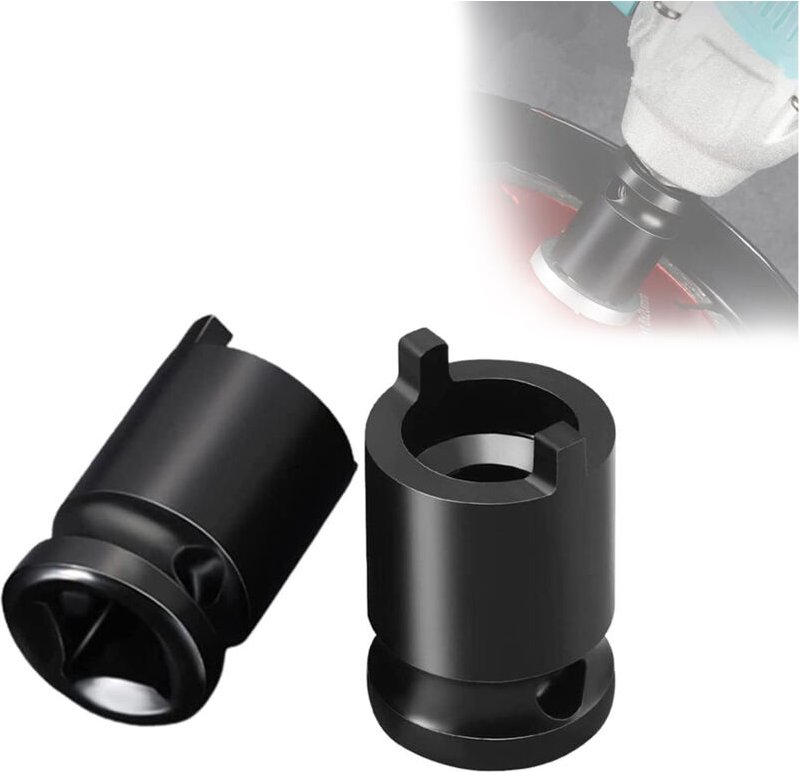 Fafeicy Kohlenstoffstahl-Schleifschlüssel – Vielseitige Winkelschleifschlüssel für Produktion und Übung, 2 schwarze Stüc...