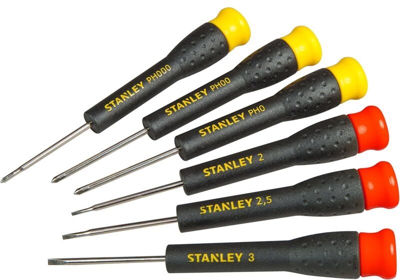 Stanley STHT0-62632 6-teiliger Präzisionsschraubendrehersatz
