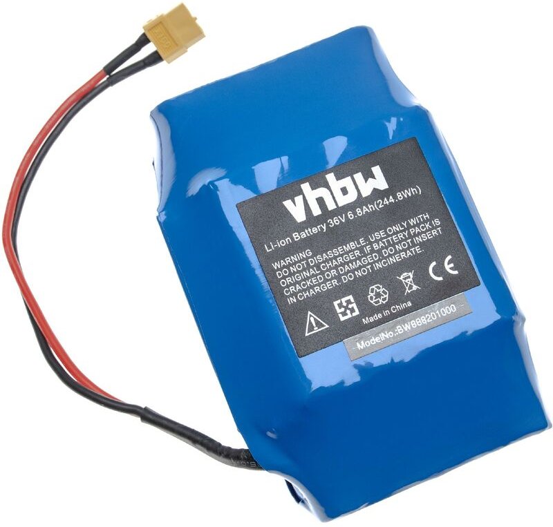 Vhbw - 1x Akku kompatibel mit Razor E-Scooter, Hoverboard (6800 mAh, 36 v, Li-Ion)