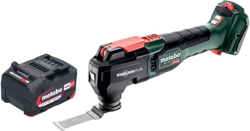 Metabo MT 18 LTX BL QSL Akku Multitool 18 V Brushless Starlock Plus + 1x Akku 4,0 Ah - ohne Ladegerät
