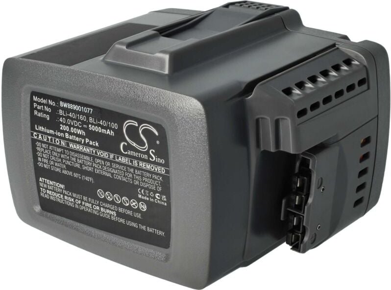 Vhbw - Akku kompatibel mit Gardena PowerCut Li-40/30, Li-40/60 Rasenmäher Akku-Gartengerät(5000mAh, 40V, Li-Ion)