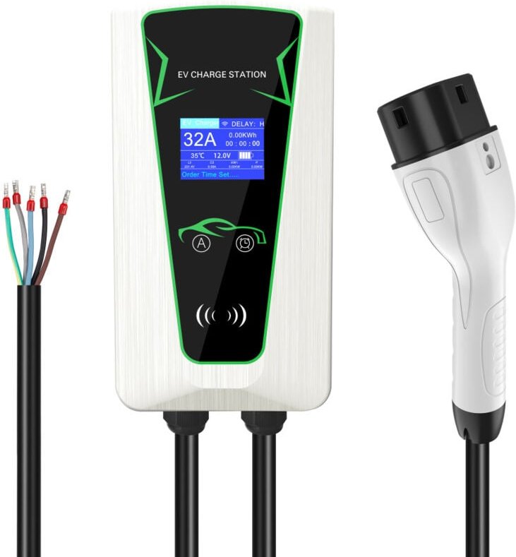 Ladegerät für Elektroautos, 22 kW, dreiphasig, 5 m, Typ 2