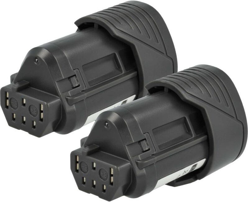 vhbw 2x Akku kompatibel mit AEG BWS12, BWS 12C, BSS12C, BWS12CBWS, BTS 12C, BSS 12C Werkzeug (1500 mAh, Li-Ion, 12 V)
