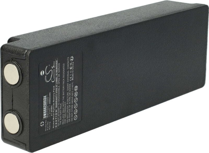 Vhbw - Akku kompatibel mit Scanreco Fasse, FBS590, EA2512, Effer, Fassi Industrie-Funkfernsteuerung Fernbedienung (3000 ...