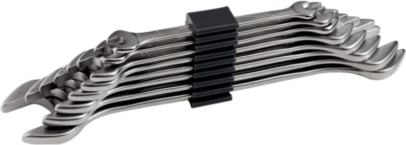 Bahco Doppelmaulschlüssel-Satz, Zoll - 8 Stück/Kunststoffclip