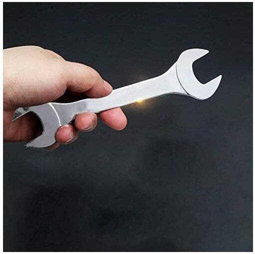 Ersandy - Doppelmaulschlüssel – 17 x 19 mm – ultradünn – für den Einsatz unter schwierigen Bedingungen