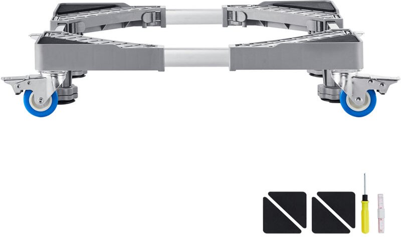 Mophornmini-Kühlschrankständer,180 kg Tragkraft,verstellbarer Sockelmit 4 stabilen Füßen und feststellbaren Lenkrollen,m...