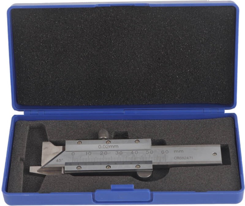 Anfaslineal, Anfaslineal, Messschieber aus Edelstahl, 0–50 mm Messschieber