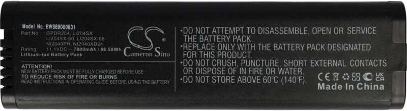 Vhbw - Akku kompatibel mit Anritsu S332E, S361E, S362E, S3x1E, S3x2E, S412E Messgerät (7800 mAh, 11,1 v, Li-Ion)