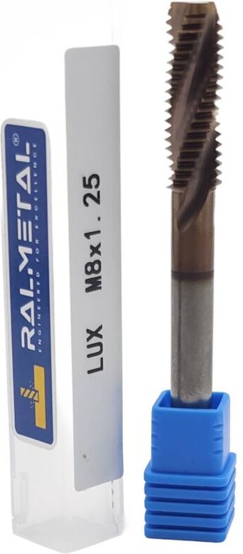 Gleitgewindebohrer M8 x 1,25 TiSiN 55 HRC