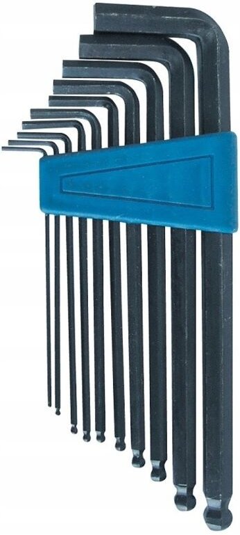 Satz mit 7 Inbusschlüsseln mit Kugel 2,5-10mm