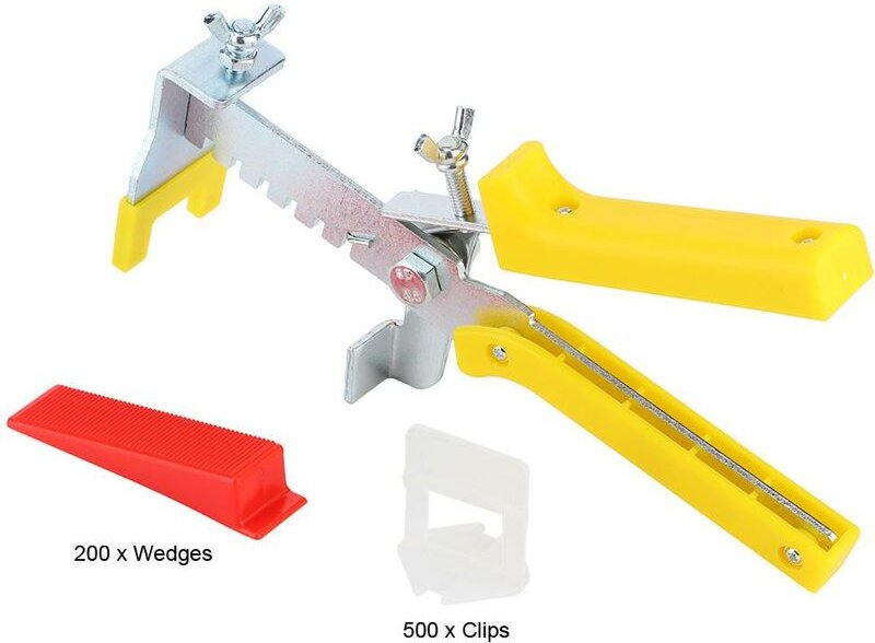 Thumbnail - Fliesenklammern, 2 mm Nivelliersystem, Fliesenklammern, Keile, Wand, Boden, Fliesen, Nivellierzange, Werkzeug zum Verleg...
