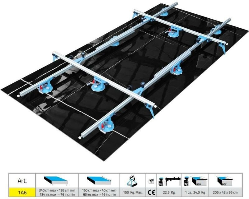Kompletter Kera-Lift 340x160 cm SIGMA 1a6