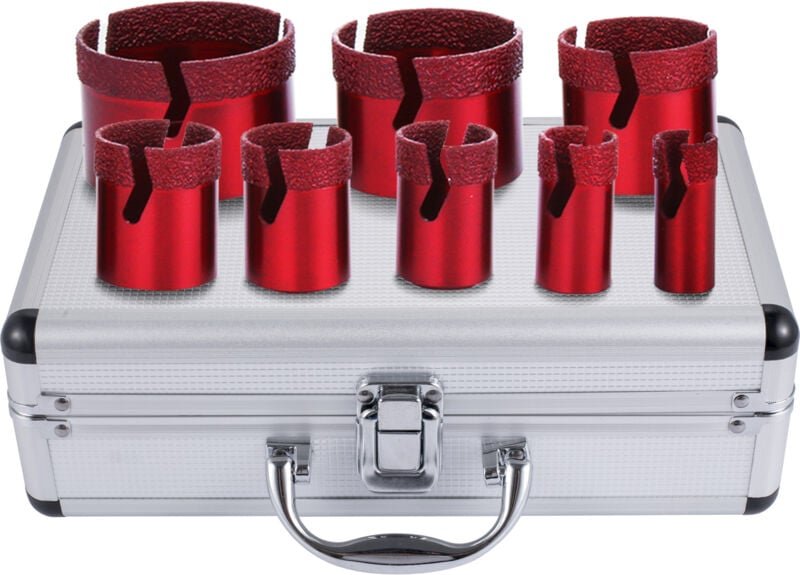 Diamant-Bohrer Set 20-68MM Kernbohrer Fräser Werkzeuge für Fliesen/Keramik/Marmor/Porzellan schneiden - Mophorn