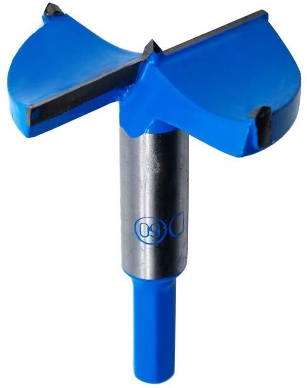 Qjaiune 60 mm Forstnerbohrer (2-3/8 Zoll), 60 mm Hartmetallbohrer (2,375 Zoll) für Holz, Lochsägen, Erdbohrer, Holzbearb...