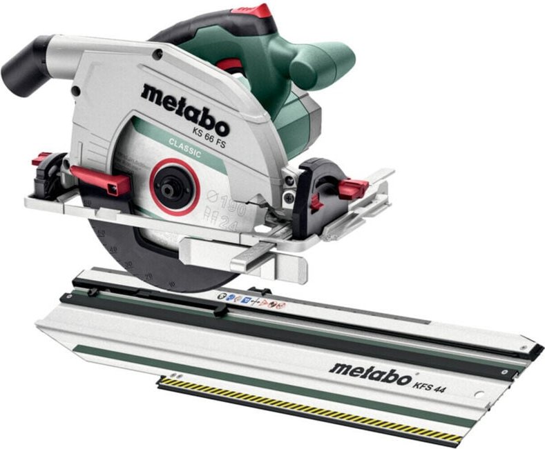 Metabo Set Handkreissäge KS 66 FS mit Kappschiene KFS 44 Karton