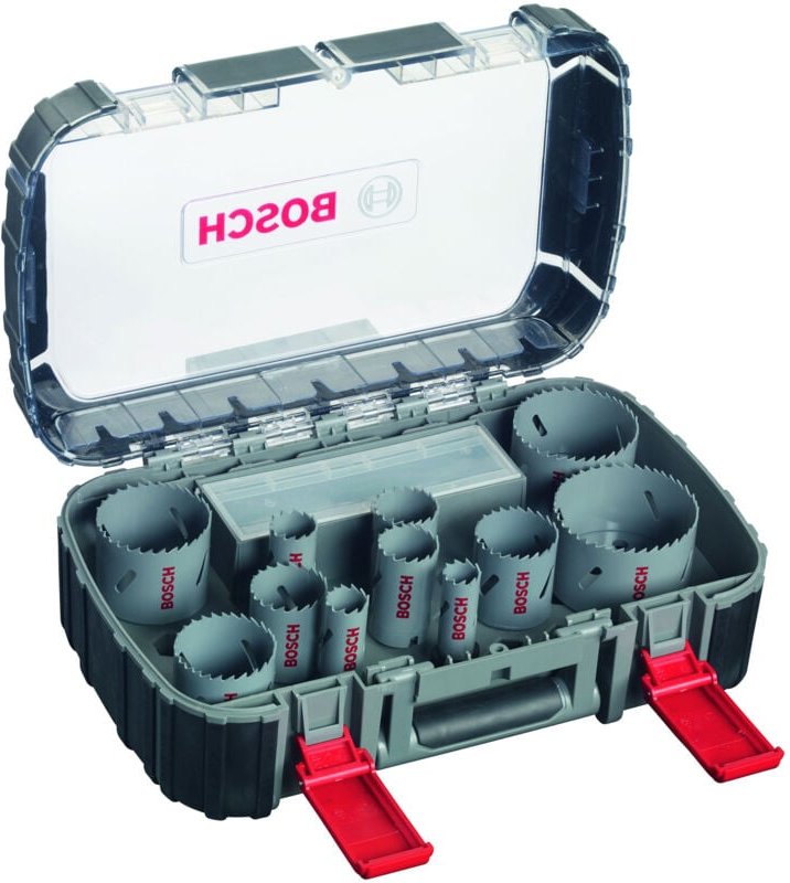 Bosch Lochsägen-Set HSS-Bimetall Universal, 17-teilig, 20 - 60, 68, 76 mm