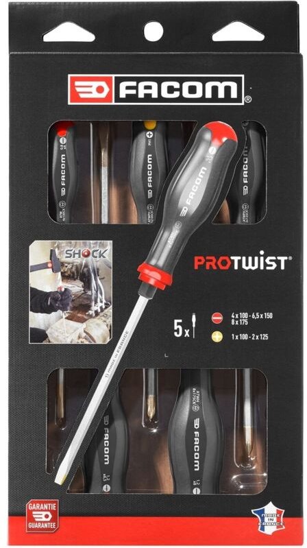 FACOM Schraubendreher-Set PROTWIST 5-tlg. Schock
