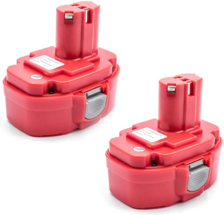 Vhbw - 2x Akku kompatibel mit Makita LS711DWBEK, LS711DWA, LS711DZ, LS800DWA, LS800D, LS800DWAE, LS711D Werkzeug (3000 m...