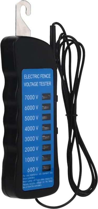 Thumbnail - Elektrozauntester, Zaunspannungstester, Messbereich 600-7000 V, Tragbarer Elektrozaun-Fehlerdetektor für landwirtschaftl...
