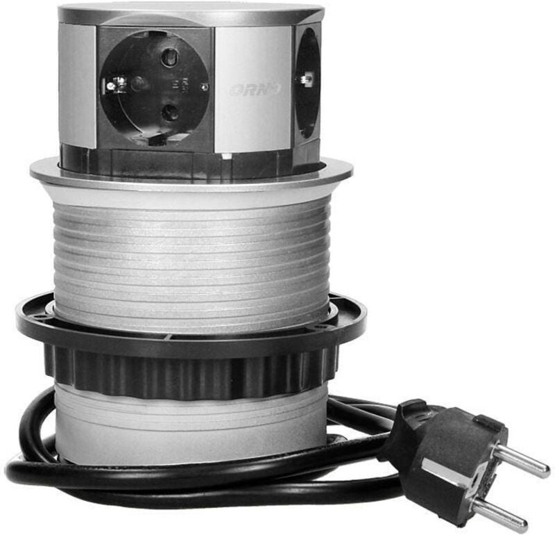 Unterputzsteckdose 4x250V AC OR-AE-1341(GS) Schuko
