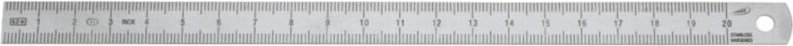 Thumbnail - Helios Preisser Biegsamer Stahlmaßstab RCr. Teilung: A 500 x 20 x 0,5 mm