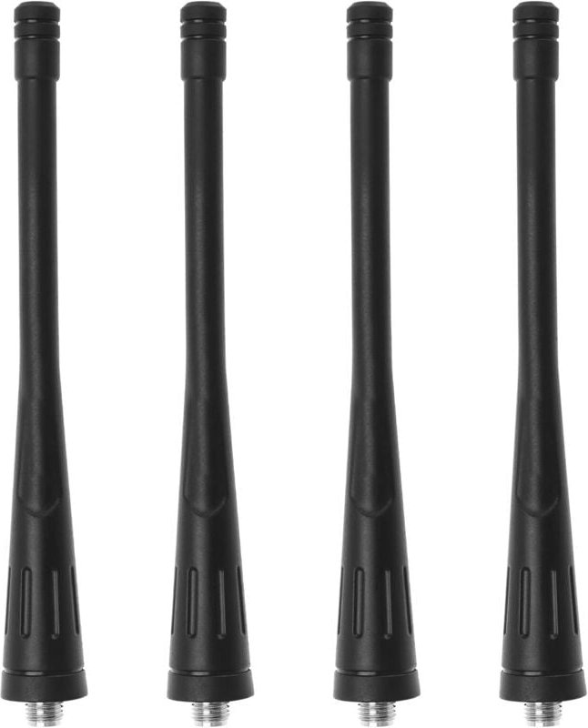 4 Stück UHF 400–480 MHz SMA-Buchse Einzelbandantenne, kompatibel mit Baofeng BF-888S/BF-777S/BF-666S, 50 Ohm, Zweiwegera...