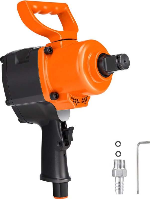 Mophorn Druckluft-Schlagschrauber, 2,54 cm Antrieb, Doppelhammer-Mechanismus, bis zu 1626 Nm Drehmoment, 4600 U/min, 6-s...