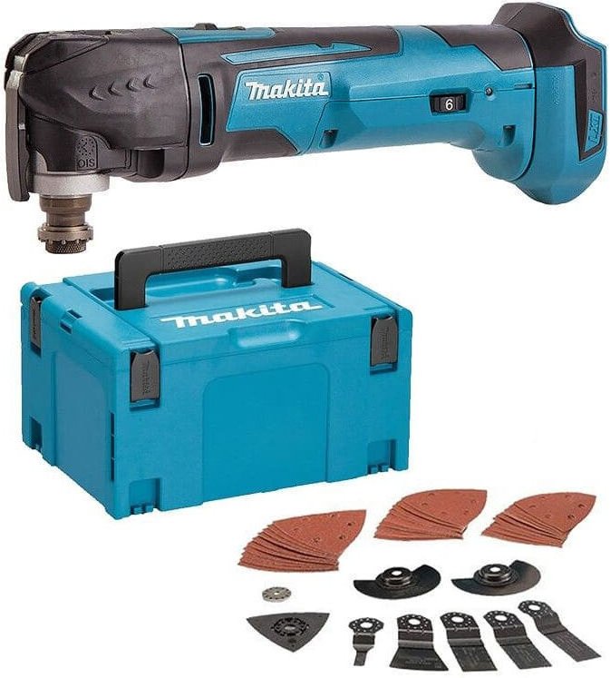 18V lxt Multifunktionswerkzeug (Einzelgerät) mit Zubehör in makpac Makita DTM51ZJX2