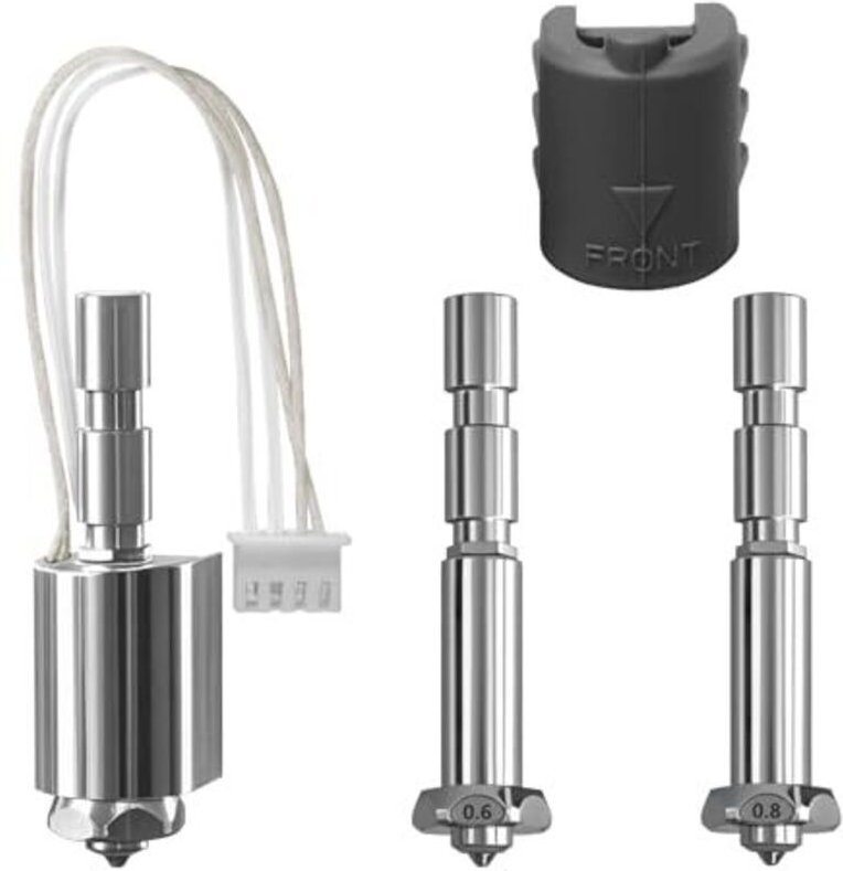 Komplettes Extruder-Kit für Kobra 3 Max (0,4-mm-Düse vorinstalliert) mit 2 austauschbaren Nuten und gehärteten Stahldüse...