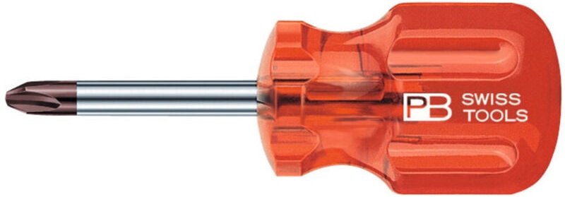 Pb Swiss Tools - Schraubendreher, für Phillips, mit Kunststoffheft, Kreuzschlitzgröße 0K
