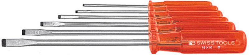 Pb Swiss Tools - Norm-Schraubendreher-Satz, mit Kunststoffheft, 9-teilig
