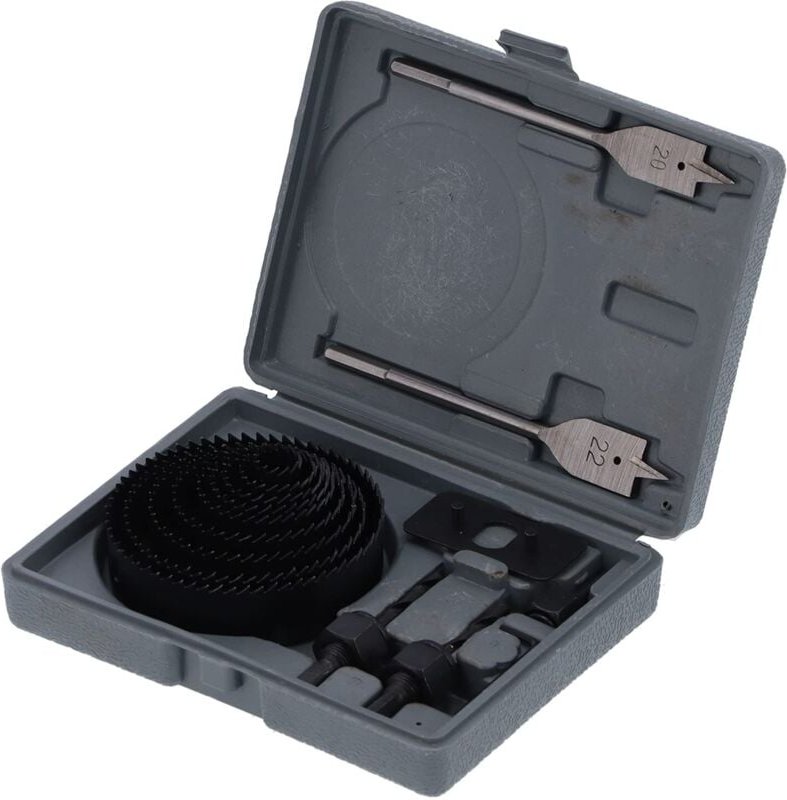 Präzise Lochsäge, Lochsäge aus Kohlenstoffstahl zum Schneiden von Kunststoff, PVC und Holz