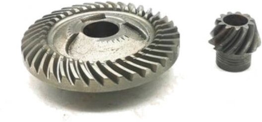 Trade-shop - Getriebesatz (Tellerrad + Kegelrad) kompatibel mit Bosch gws, pws, gbr, gnf, gsr, 1607000D4Y / Winkelschlei...