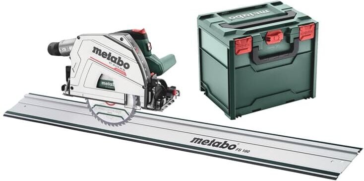 Metabo Akku Tauchkreissäge KT 18 LTX 66 BL 18V Solo + Führungsschine 1600 mm