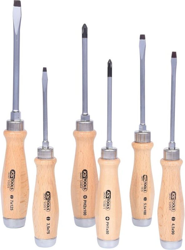 ERGOTORQUE WOODmax Schlag-Schraubendreher-Satz, 6-tlg